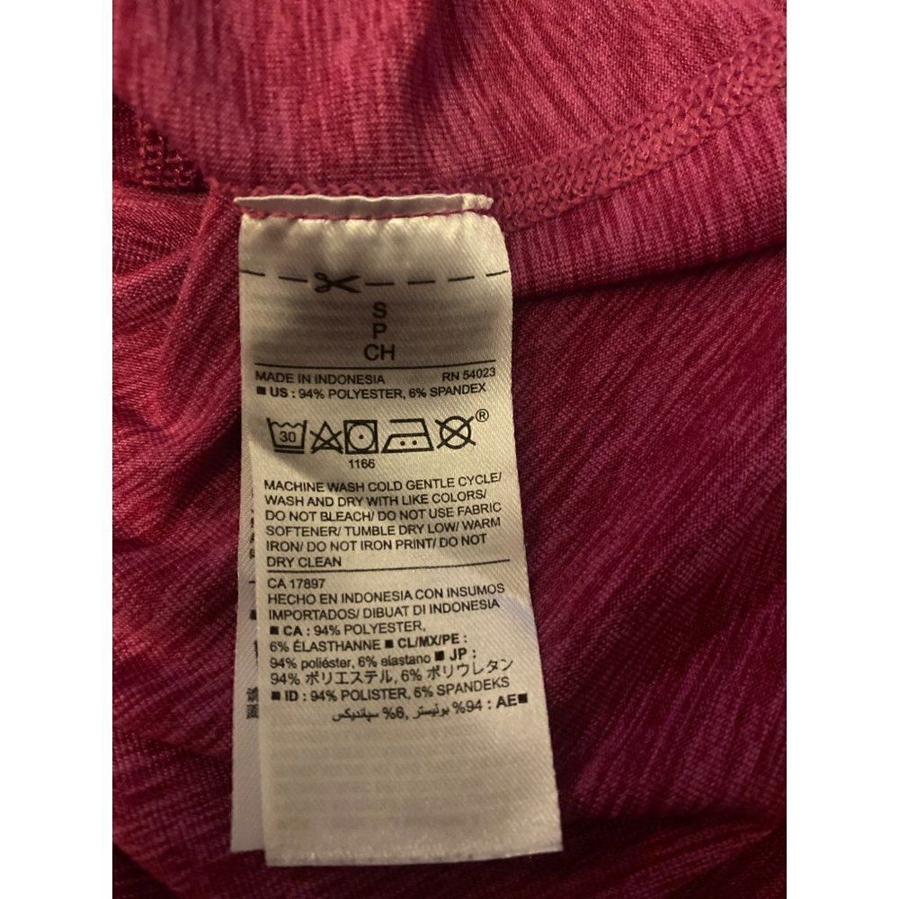 Old Navy Active, women's pink go-dry fitted open racerback athletic tank top med - Picture 6 of 8